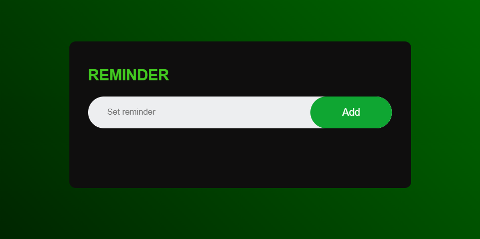 Reminder Project
